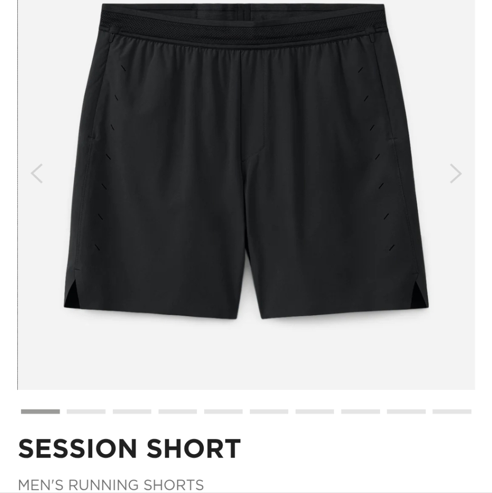 Ten Thousand Black Men's Athletic Shorts